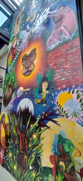 Painel coletivo da ZIV é portal para o mundo amazônico