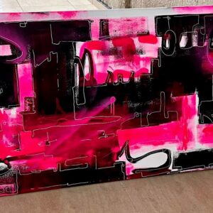 Diogo Snow - Pink Punk Abstract