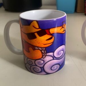 caneca selfie nuvens - Dan Mabe