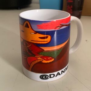 caneca samurai - Dan Mabe
