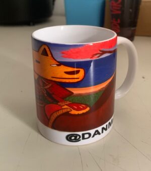 caneca samurai - Dan Mabe