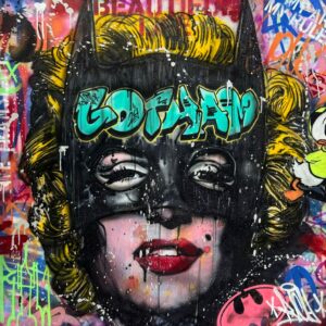 Richard - Marilyn Pop Art Yellow Hair sem resina