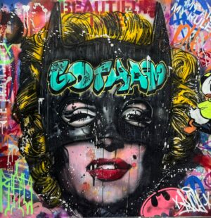 Richard - Marilyn Pop Art Yellow Hair sem resina
