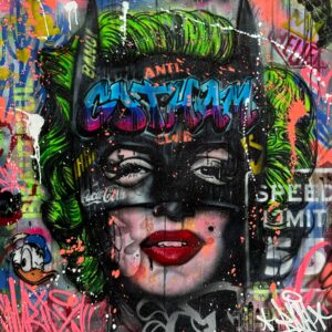 Richard - Marilyn Pop Art Green Hair