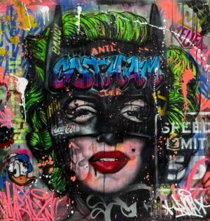 Richard - Marilyn Pop Art Green Hair