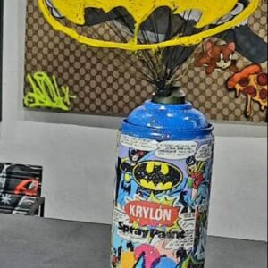 Richard - Spray Batman Logo  com Luminária