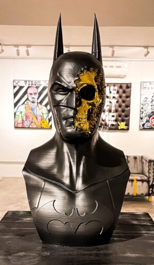 Richard - Escultura Batman Metal Gold Black