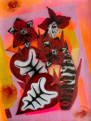 Caio Rami -  Stencil Flowers #1